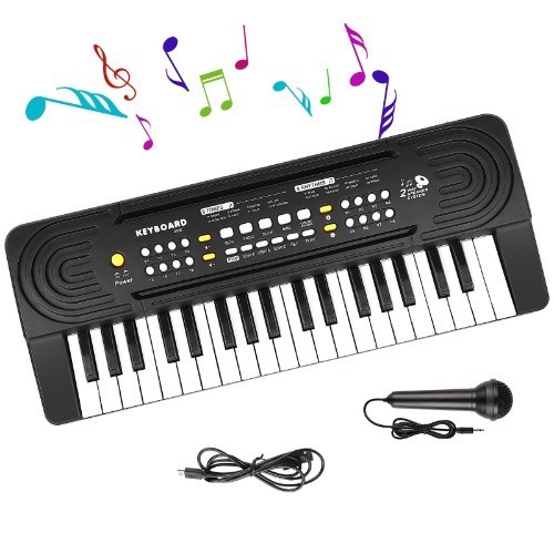 Kinder keyboard mit - keyboard, mikrofon
