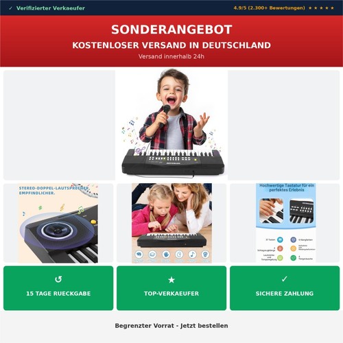 Keyboard kinder mit mikrofon - keyboard,