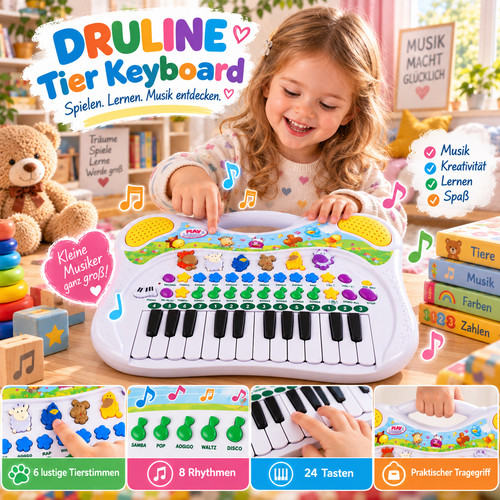 Kinder keyboard tasten - kinder, 24