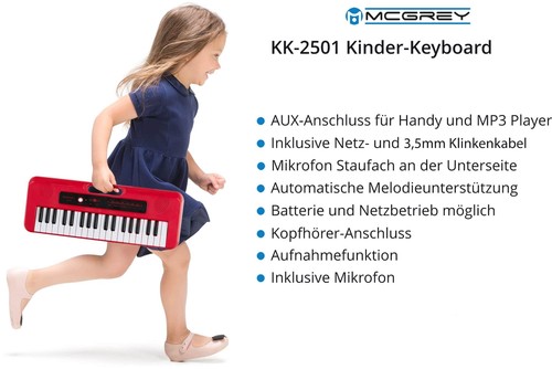Tragbares kinder keyboard mit - tragbares, kinder-keyboard